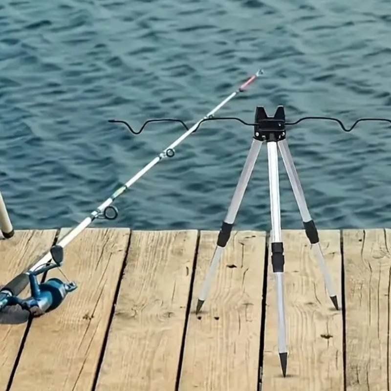 Telescopic Fishing Rod - 1 CONJUNTO Suporte Telescópico de Posicionamento