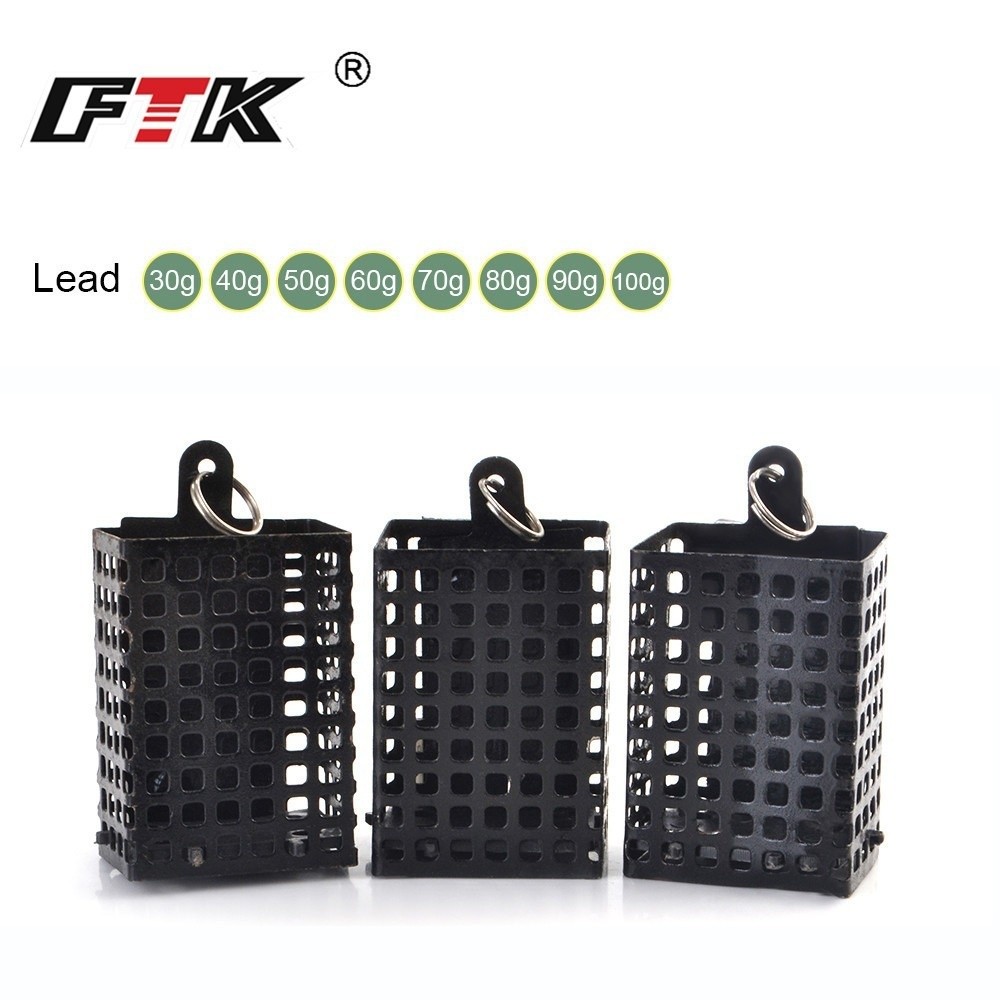 Freshwater Fishing Kit - Container de Isca em Forma Quadrada,