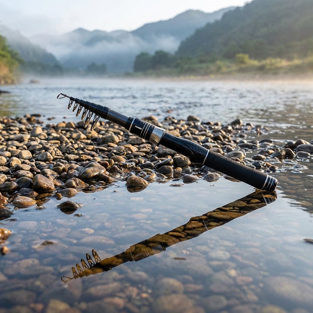 Vara de pesca telescópica ultr - Telescopic Fishing Rod avaliação e preço