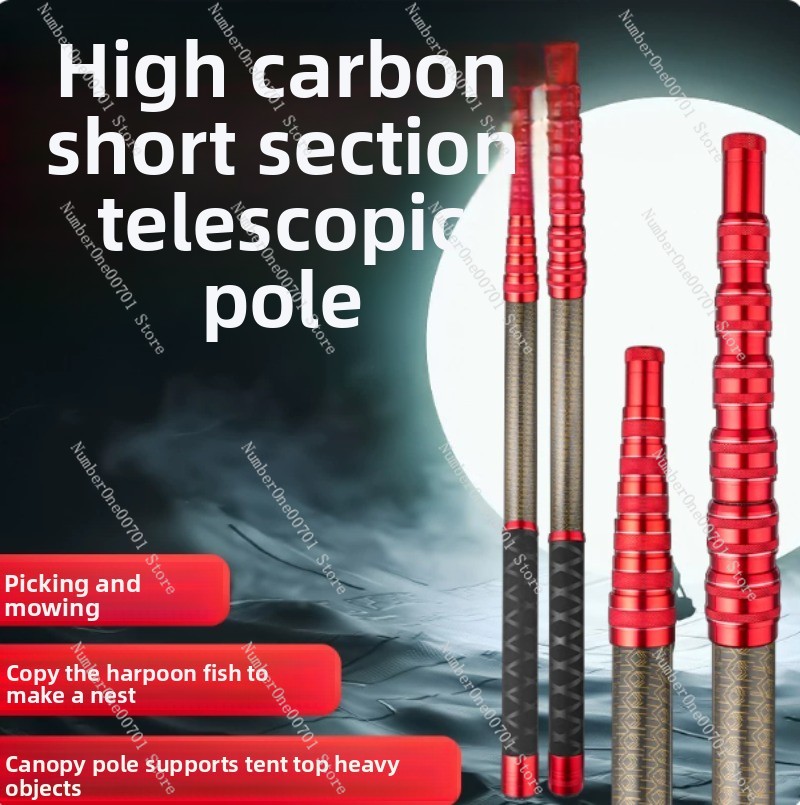 Vara de pesca ultraleve, rígid - Telescopic Fishing Rod avaliação e preço